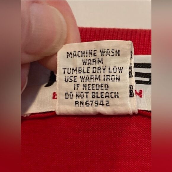 Vintage PING by Karsten Short Sleeve Golf Polo Shirt Ohio State Single Stitch - Picture 6 of 16